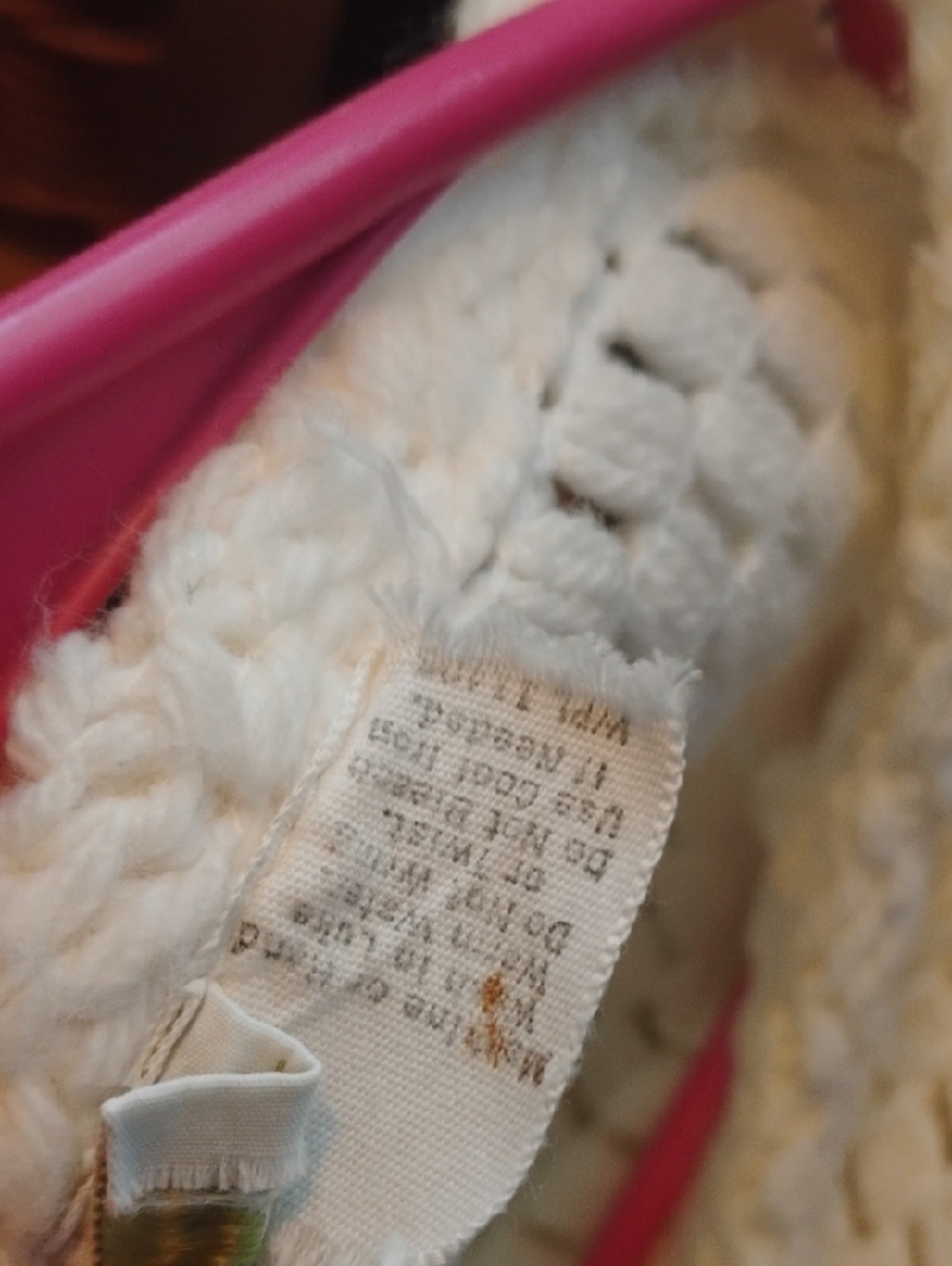Lane Bryant Cream Open-Weave Fringe Button Cardigan - Picture 9 of 9